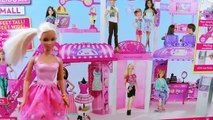 BARBIE MALL DisneyCarToys Frozen Elsa, Spiderman and Mike The Merman at Mall Review