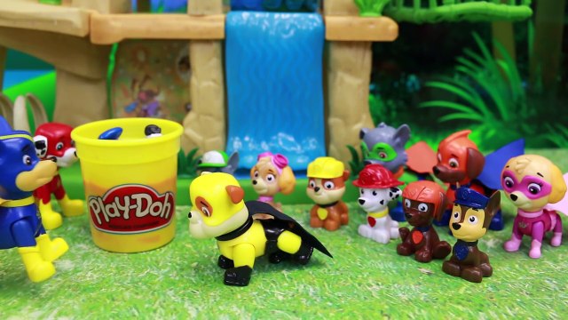 Paw Patrol Super Pups Baby Play Doh Rescue with Chase and Marshall and Robo Dog Super Pups Saved