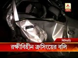 Accident at a unmanned railway level crossing near Siliguri