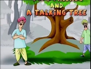 The Two Friends & A Talking Tree - Funny Hindi Animated Stories