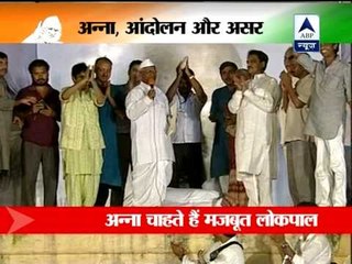 Anna Hazare's movement against corruption