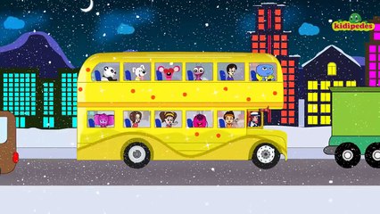 The Wheels On The Bus - Children Nursery Rhymes I Baby Kid Songs I Kindergarten Kids Baby Rhyme Song