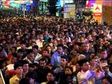 massive crowd throng durga puja pandals on mahaastami