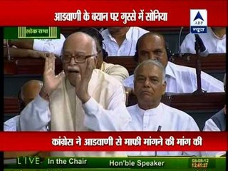 Sonia Gandhi loses cool on LK Advani's 'illegitimate' remark on UPA
