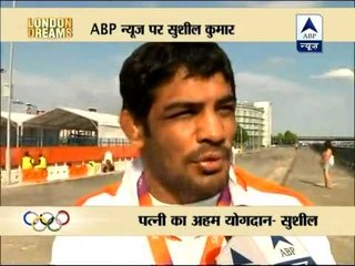 Wrestler Sushil Kumar thanks wife for victory
