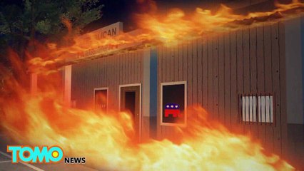 Partido Republicano condena o ataque ao quartel-general da Carolina do Norte.