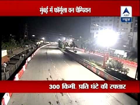 Formula One star Lewis Hamilton scorches Mumbai streets