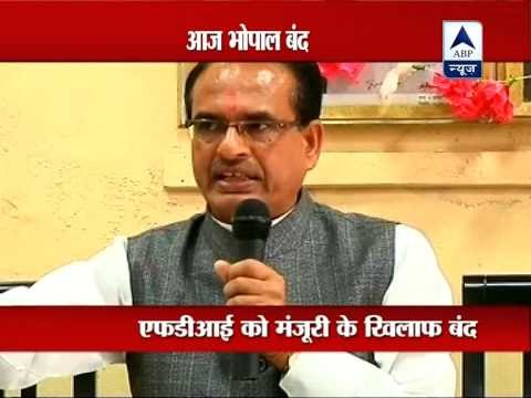 NDA calls for a bandh in Bhopal today to protest FDI in multi-brand retail