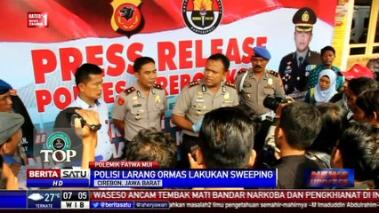 Descargar video: Polres Cirebon Larang Ormas Islam Sweeping Terhadap Atribut Natal