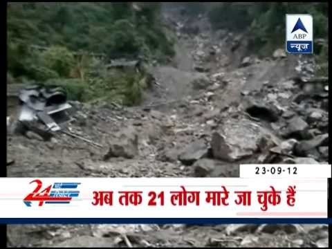 Landslides, floods kills 21 jawans in Sikkim