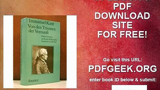 Von den Träumen der Vernunft. Kleine Schriften zur Kunst, Philosophie, Geschichte und Politik. Herausgegeben von...