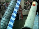 Bypass- VIP road connector flyover collapsed into keshtopur khal near Ultadanga