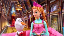 Disney Frozen Princess Anna take Olaf to visit Dr. Elsa the Dentist | Disney Princess Episodes