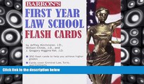 Buy Jeffrey L. Kirchmeier Barron s First Year Law School Flash Cards: 350 Cards with Questions
