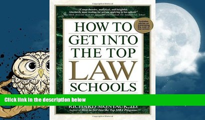 Price How to Get Into the Top Law Schools: Fifth Edition Richard Montauk On Audio