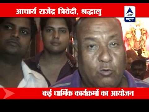 Devotees worshipping nine avatars of Goddess Durga