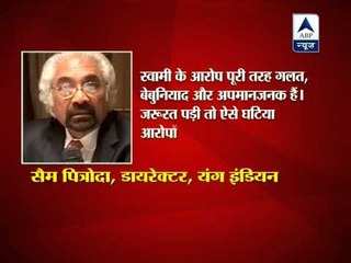 Sam Pitroda threatens legal action against Swamy
