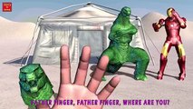 GODZILLA VS IRON MAN Finger Family | Nursery Rhymes for Children | 3D Animation