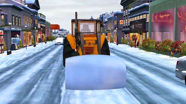 Excavator And BullDozer Cartoons Singing And Finger Family Nursery Rhymes For children