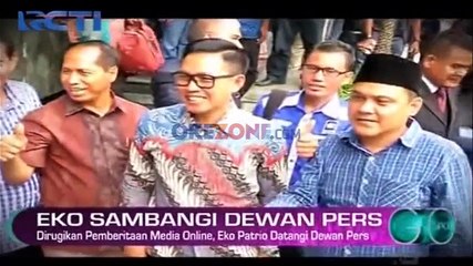 Eko Patrio Sambangi Dewan Pers