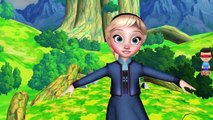 Frozen Elsa Anna Cartoon Children Nursery Rhymes | Frozen Finger Family Rhymes | Frozen Kids Songs