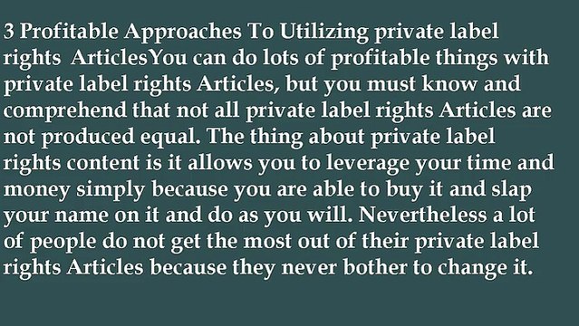 Private Label Rights Articles For Business Ramsgate, United Kingdom