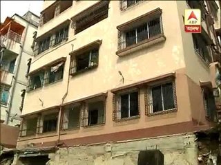 Ganga River bank  erosion in Chandan Nagar: Multi story buildings  are at risk