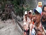 Rescue operation at gobind ghat.ITBP rescued stranded Hemkund pilgrims