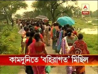 Villagers skip TMC's 'ousiders' women rally at Kamduni