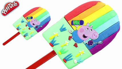 play doh!!! - make wonderful peppa pig ice-cream with rainbow doh