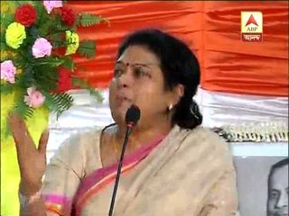 TMC MLA Shikha Mitra congratulates women protesters of Kamduni