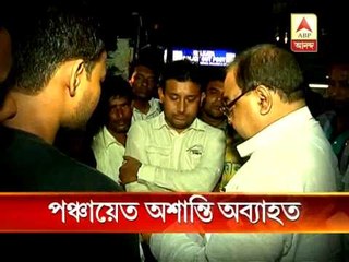 panchayat clashes continue in west bengal