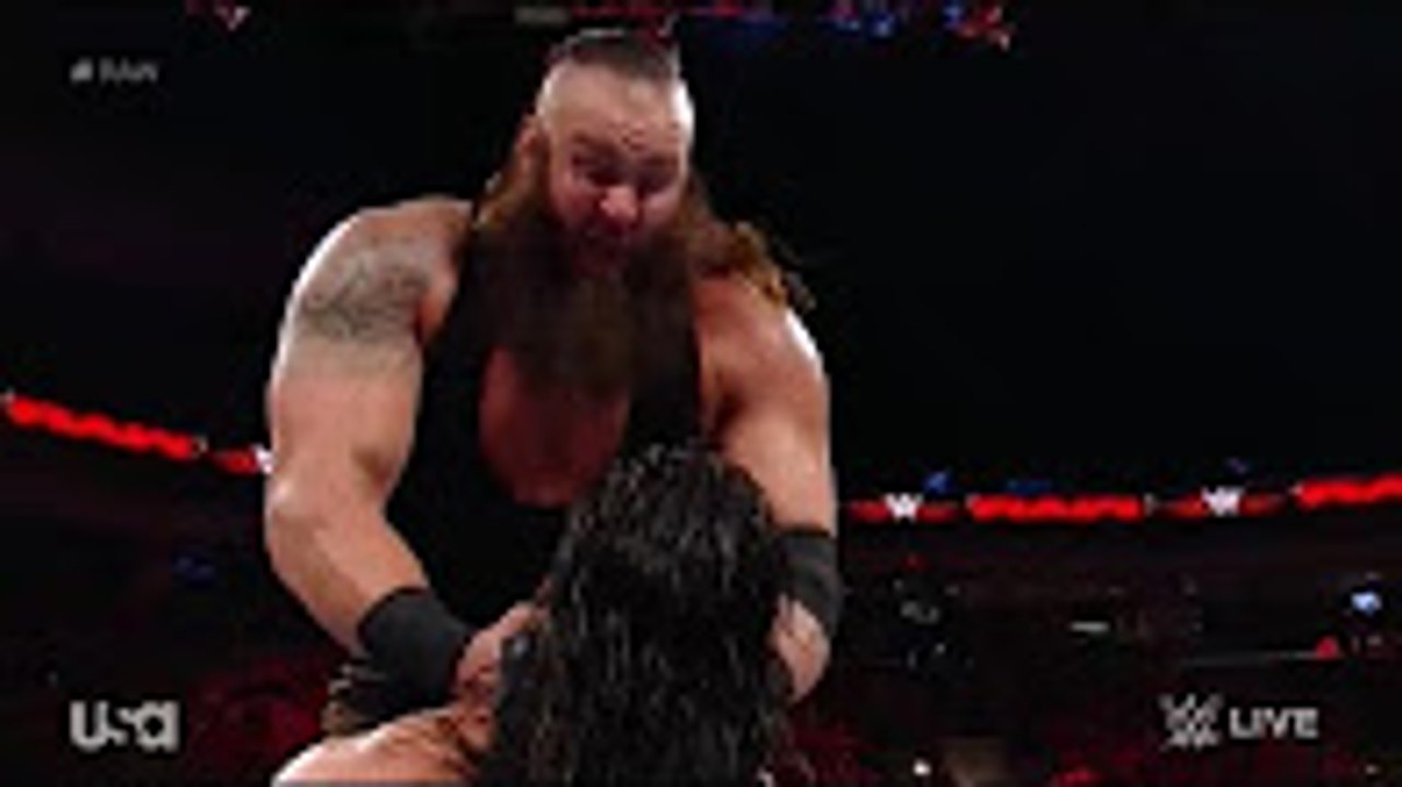 WWE RAW 20/12/2016 Braun Strowman is Crazy attack Roman Reigns Seth Rollins Sin Cara & other