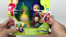 Unboxing Tomy Hide Inside Teletubbies toys tinky winky dipsy laa laa po russian doll stacking cups