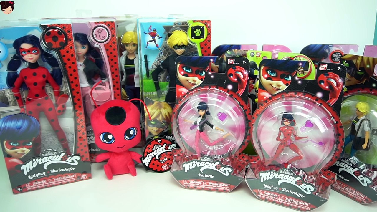 Ladybug y Cat Noir Juguetes y Muñecas Marinette Adrien - Prodigiosa - Las  Aventuras de Ladybug - video Dailymotion