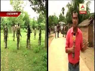 violence breaks out at Domkal from early morning during panchayat poll