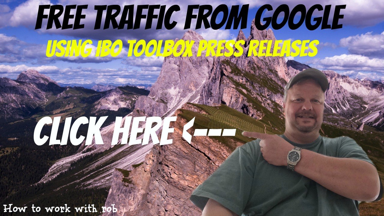 Free Traffic From Google Using IBO Toolbox Press Releases
