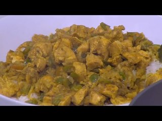 أرز بالكاري والدجاج  | نجلاء الشرشابي