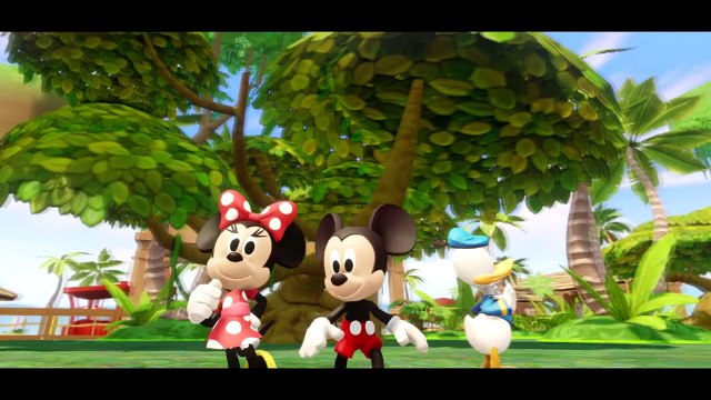 Mickey Mouse Minnie Mouse and Donald Duck have fun together with Dinosaurs + Nursery Rhymes for kids