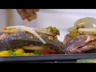 سمك مشوي بالصويا صوص | الشيف شربيني