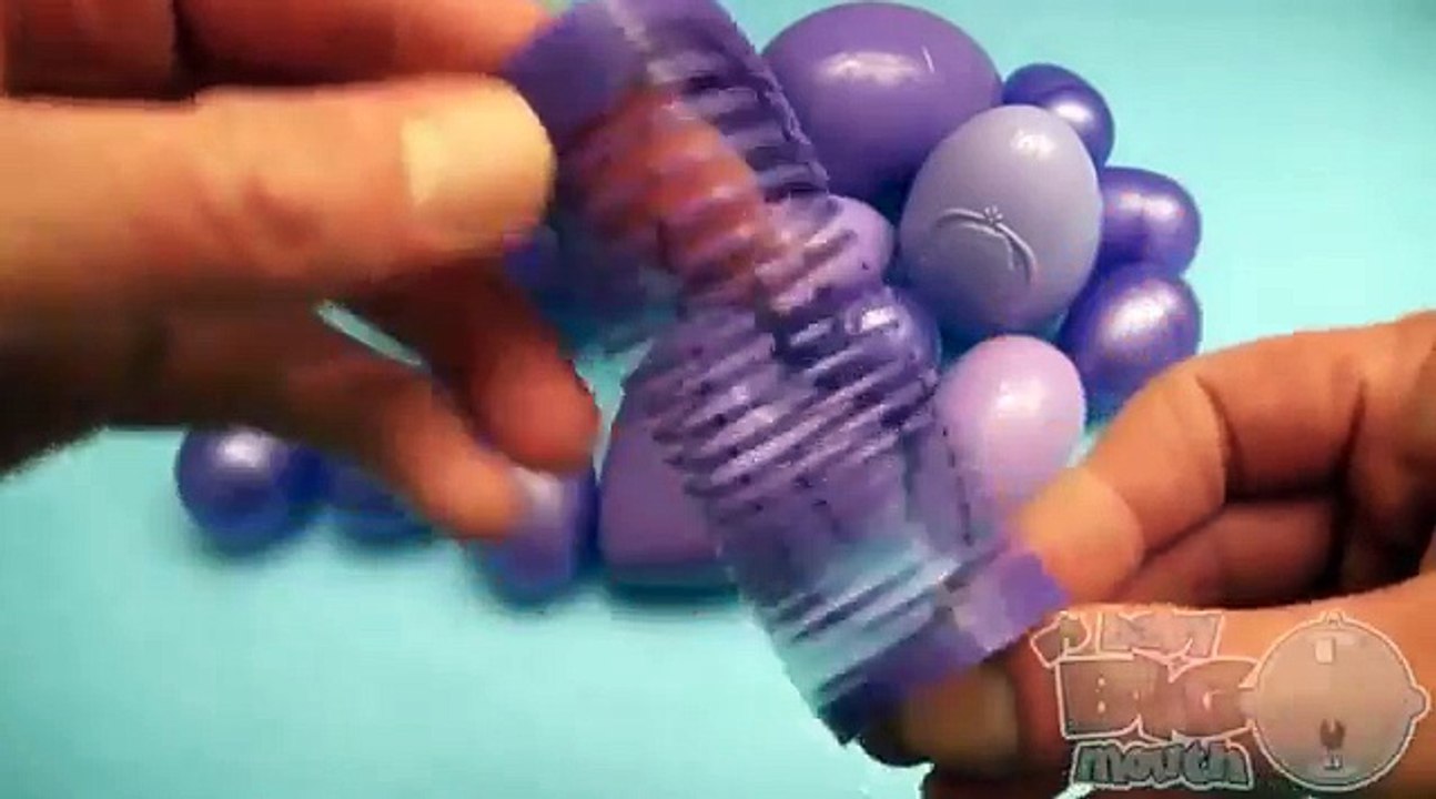 Learn Colours with Surprise Eggs! Opening Kinder Surprise Eggs! Learn Colors for Toddlers PURPLE!