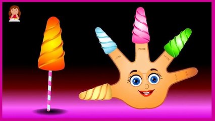 Kulfi Ice Cream Cartoon Singing Finger Family Children Nursery Rhymes for Kids and Babies