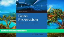 Online Peter Carey Data Protection: A Practical Guide to UK and EU Law Audiobook Epub
