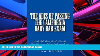 Price The ABCs of Passing The California Baby Bar Exam: Jide Obi law books for the brightest and