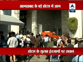 Fire at hotel Courtyard Marriott in Ahmedabad