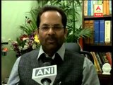 Mukhtar Abbas Naqvi criticises congress for the latter's stand on opinion poll.