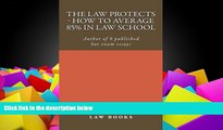 Price The Law Protects - How To Average 85% In Law School: Author of 6 published bar exam essays