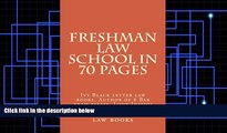 Best Price Freshman Law School In 70 Pages: Ivy Black letter law books. Author of 6 Bar exam