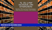 Price 1L 2L Law School On Steroids: Dynamic 75% Law School Performance - Easy Semester Reading