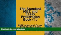 Price The Standard MBE and Essay Preparation Book (1): MBE prep and Essay Prep In One Book Value